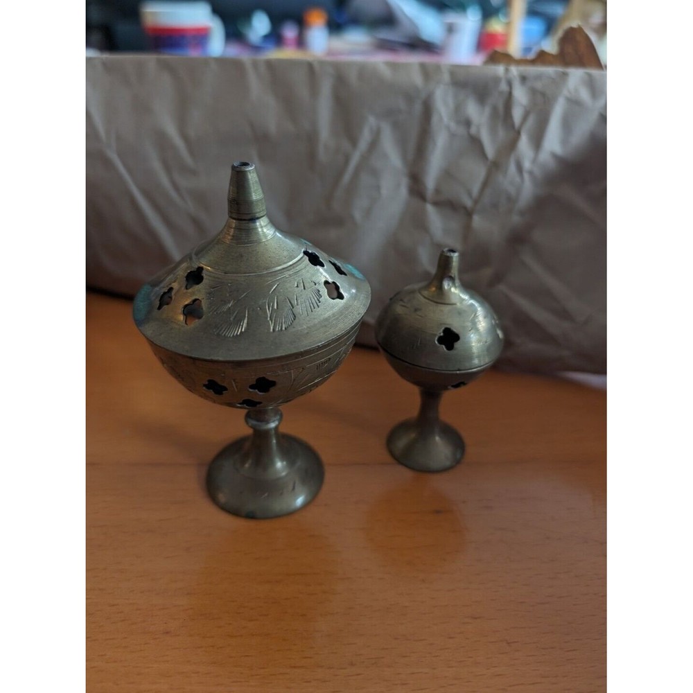 Vintage Bronze Incense Burners